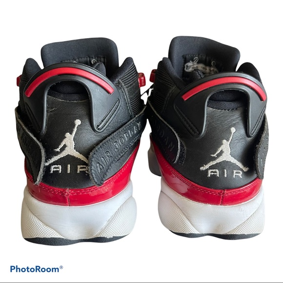 Nike Jordan 6 Rings Mens 7.5 black white red - Picture 7 of 14